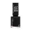 Rimmel London 60 Seconds Super Shine Lak na nehty pro ženy 8 ml Odstín 900 Rita´s Black