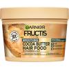 Garnier Fructis Hair Food Cocoa Butter Extra Smoothing Mask Maska na vlasy pro ženy 400 ml