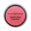 Max Factor Miracle Touch Creamy Blush Tvářenka pro ženy 3 g Odstín 14 Soft Pink