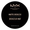 NYX Professional Makeup Matte Bronzer Bronzer pro ženy 9,5 g Odstín 05 Deep Tan