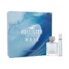 Hollister Wave Dárková kazeta toaletní voda 50 ml + toaletní voda 15 ml
