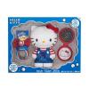 Hello Kitty Hello Kitty 2in1 Shower Gel &amp; Shampoo Dárková kazeta sprchový gel 400 ml + hřeben se zrcátkem + gumičky a spona do vlasů