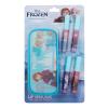 Lip Smacker Disney Frozen Lip Gloss &amp; Pouch Set Dárková kazeta lesk na rty 4 x 6 ml + kosmetická taštička