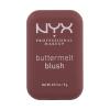 NYX Professional Makeup Buttermelt Blush Tvářenka pro ženy 5 g Odstín 10 Back And Butta
