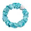 By Eloise London Silk Scrunchie Silver Heart Gumička na vlasy pro ženy 1 ks Odstín Turquoise