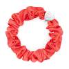 By Eloise London Silk Scrunchie Silver Heart Gumička na vlasy pro ženy 1 ks Odstín Neon Peach