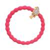 By Eloise London Bling Charms Gold Diamanté Bird Gumička na vlasy pro ženy 1 ks Odstín Neon Peach