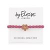By Eloise London Bling Charms Daisy Flower Gumička na vlasy pro ženy 1 ks Odstín Rose Pink