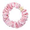 By Eloise London Silk Scrunchie Gold Star Gumička na vlasy pro ženy 1 ks Odstín Pink Leopard