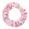 By Eloise London Silk Scrunchie Gold Star Gumička na vlasy pro ženy 1 ks Odstín Pink Leopard