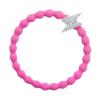 By Eloise London Silver Bling Diamanté Bolt Gumička na vlasy pro ženy 1 ks Odstín Neon Pink