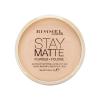 Rimmel London Stay Matte Pudr pro ženy 14 g Odstín 005 Silky Beige