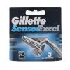 Gillette Sensor Excel Náhradní břit pro muže 3 ks
