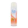 Gillette Satin Care Radiant Apricot Gel na holení pro ženy 200 ml poškozený flakon