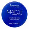 Rimmel London Match Perfection Pudr pro ženy 10 g Odstín 001 Transparent