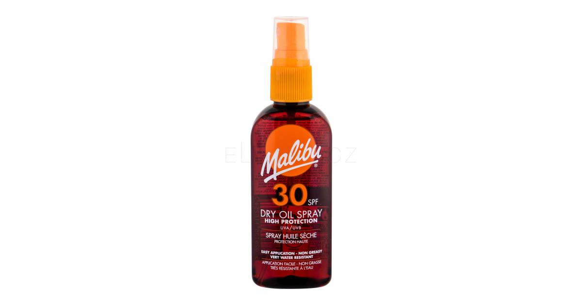 Malibu Dry Oil Spray SPF30 Opalovací přípravek na tělo 100 ml ELNINO.CZ