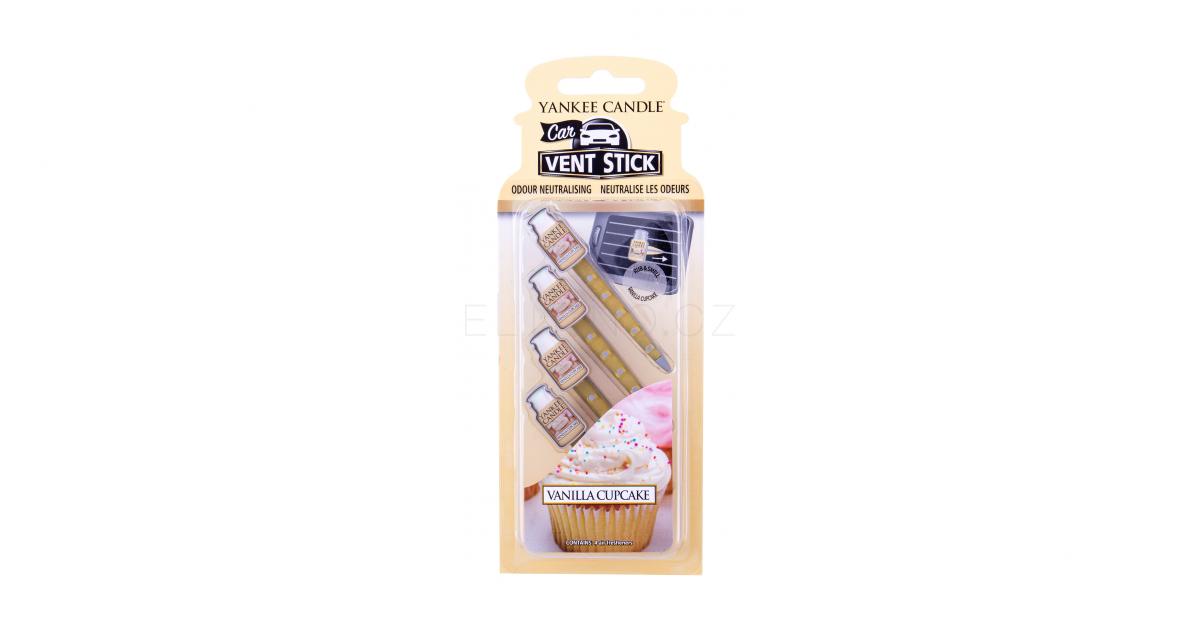 Yankee Candle Vanilla Cupcake Vent Stick Vůně do auta 4 ks ELNINO.CZ