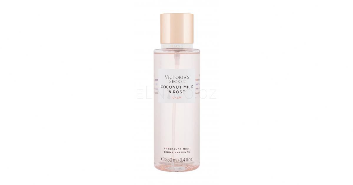 Victoria´s Secret Coconut Milk & Rose Calm Tělový sprej pro ženy 250 ml