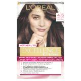 L'Oréal Paris Excellence Creme Triple Protection Barva na vlasy pro ženy 48 ml Odstín 4,15 Frosted Brown