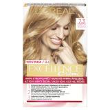 L'Oréal Paris Excellence Creme Triple Protection Barva na vlasy pro ženy 48 ml Odstín 7,3 Natural Golden Blonde