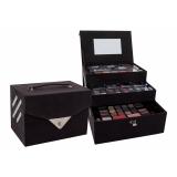 ZMILE COSMETICS Beauty Case Velvety Limited Grey Dekorativní kazeta pro ženy 80,2 g