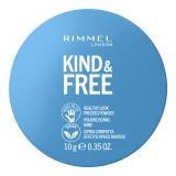 Rimmel London Kind & Free Healthy Look Pressed Powder Pudr pro ženy 10 g Odstín 010 Fair