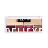 Revolution Relove Colour Play Shadow Palette Oční stín pro ženy 5,2 g Odstín Believe