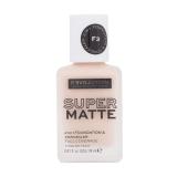 Revolution Relove Super Matte 2 in 1 Foundation & Concealer Make-up pro ženy 24 ml Odstín F3