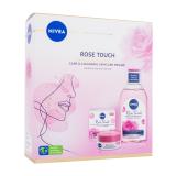 Nivea Rose Touch Care & Cleansing Skincare Regime Dárková kazeta pro ženy denní pleťový gel-krém Rose Touch 50 ml + micelární voda Rose Touch 400 ml