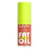 NYX Professional Makeup Fat Oil Lip Drip Olej na rty pro ženy 4,8 ml Odstín 06 Follow Black
