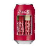 Lip Smacker Coca-Cola Can Collection Dárková kazeta pro děti balzám na rty 6 x 4 g + plechová krabička