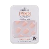 Essence French Manicure Click & Go Nails Umělé nehty pro ženy Odstín 01 Classic French Set