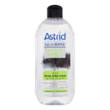 Astrid Aqua Biotic Active Charcoal 3in1 Micellar Water Micelární voda pro ženy 400 ml