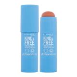Rimmel London Kind & Free Tinted Multi Stick Tvářenka pro ženy 5 g Odstín 002 Peachy Cheeks