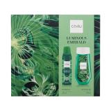 C-THRU Luminous Emerald Dárková kazeta deodorant 150 ml + sprchový gel 250 ml