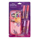 Lip Smacker Disney Princess Lip Gloss & Pouch Set Dárková kazeta lesk na rty 4 x 6 ml + kosmetická taštička