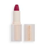 Makeup Revolution London Lip Allure Soft Satin Lipstick Rtěnka pro ženy 3,2 g Odstín Material Girl Wine