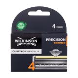 Wilkinson Sword Quattro Essential 4 Precision Trimmer Náhradní břit pro muže Set