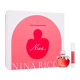 Nina Ricci Nina Dárková kazeta toaletní voda 50 ml + rtěnka Jumbo Lipstick Matte 2,5 g Iconic Pink