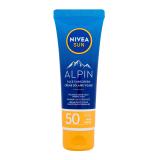 Nivea Sun Alpin Face Sunscreen SPF50 Opalovací přípravek na obličej 50 ml
