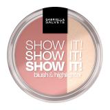 Gabriella Salvete Show It! Blush & Highlighter Tvářenka pro ženy 9 g Odstín 02