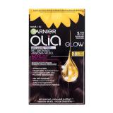 Garnier Olia Glow Barva na vlasy pro ženy 60 g Odstín 5.12 Rainbow Brown poškozená krabička