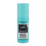 L'Oréal Paris Magic Retouch Instant Root Concealer Spray Barva na vlasy pro ženy 75 ml Odstín Black poškozený flakon