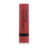 BOURJOIS Paris Rouge Velvet The Lipstick Rtěnka pro ženy 2,4 g Odstín 50 Rouge Tatin