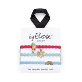 By Eloise London Set Turtle Island Gumička na vlasy pro ženy 1 ks