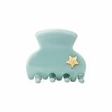 By Eloise London Small Hair Claw Gold Star Spona do vlasů pro ženy 1 ks Odstín Sage