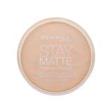 Rimmel London Stay Matte Pudr pro ženy 14 g Odstín 006 Warm Beige