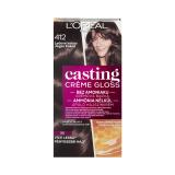 L'Oréal Paris Casting Creme Gloss Barva na vlasy pro ženy 48 ml Odstín 412 Iced Cocoa