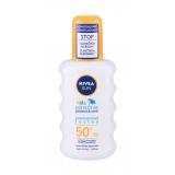 Nivea Sun Kids Protect & Sensitive Sun Spray SPF50+ Opalovací přípravek na tělo pro děti 200 ml