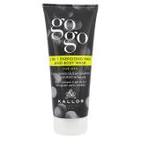 Kallos Cosmetics Gogo 2 in 1 Energizing Hair And Body Wash Sprchový gel pro muže 200 ml